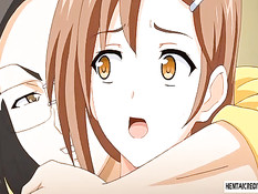 Похотливые ребята в комнате связали и оттрахали хентай девчонок