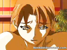 Возбуждённый шеф оттрахал на столе сексуальную хентай девушку