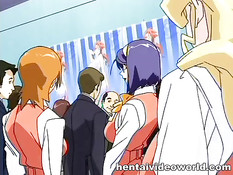 Возбуждённый шеф оттрахал на столе сексуальную хентай девушку