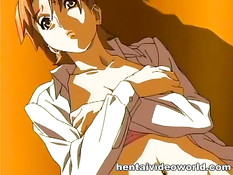 Возбуждённый шеф оттрахал на столе сексуальную хентай девушку