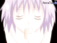 Две хентай девушки занимались лесби сексом и трахались с парнем