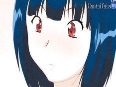 Две хентай девушки занимались лесби сексом и трахались с парнем