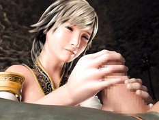 3D девушка отсосала здоровый член и вставила его в бритую пизду