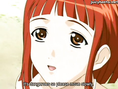 Парень взял на руки и отодрал в анус очкастую хентай учительницу