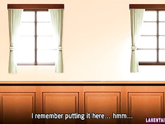 Молодой человек отлизал киску и отодрал рыжую хентай горничную