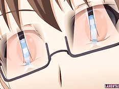 Молодой человек отлизал киску и отодрал рыжую хентай горничную