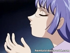 Похотливый парень связал и оттрахал в попу хентай девку в очках