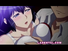 Парень в женской раздевалке отодрал раком сисястую хентай девку