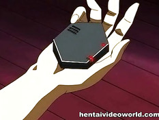 Три хентай девушки по приказу господина занимаются лесби сексом