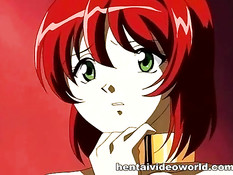 Три хентай девушки по приказу господина занимаются лесби сексом