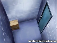 Развратные хентай девчонки отсасывают член молодому очкарику