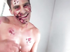 Парень в гриме монстра засадил член в задницу азиатке Asa Akira