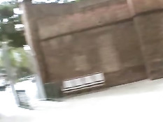 Испанская девчонка с большой грудью Sandra Milka делает минет