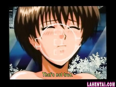 Дал отсосать член и оттрахал хентай девушку с короткой стрижкой