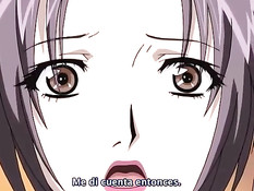 Сисястая хентай девушка разбудила парня и трахнулась на кровати