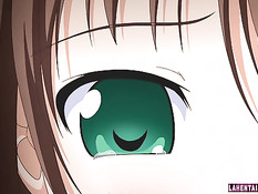 Паренёк дал отсосать хентай девчонке и засадил в неё свой пенис