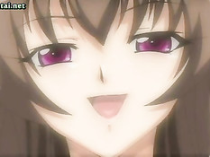 Парень в душе засадил свой член грудастой хентай девушке в попу