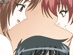 Парень в душе засадил свой член грудастой хентай девушке в попу