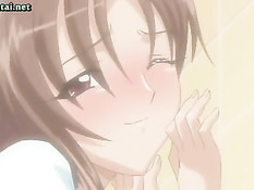 Парень в душе засадил свой член грудастой хентай девушке в попу