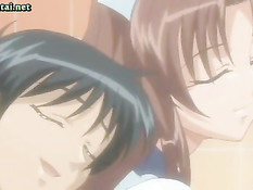 Парень в душе засадил свой член грудастой хентай девушке в попу