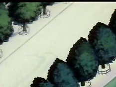 Рыжая хентай девчонка плавала с парнем в бассейне и трахалась