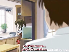 Связанная аниме девушка в лаборатории подверглась секс насилию