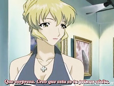 Связанная аниме девушка в лаборатории подверглась секс насилию