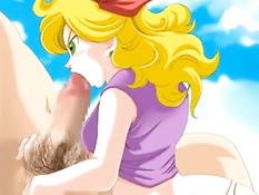 Сиськастых аниме девчонок трахают и заливают потоками спермы