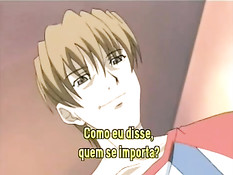 Отлизал киску грудастой хентай подруге и засадил в неё свой член