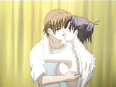 Отлизал киску грудастой хентай подруге и засадил в неё свой член