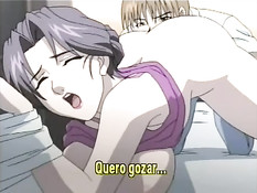 Отлизал киску грудастой хентай подруге и засадил в неё свой член