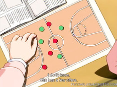 Красивая хентай блондиночка мастурбирует киску на полу в ванной