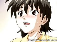 Пацан возбудился подглядывая за сексом хентай девушки и парня