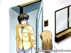 Пацан возбудился подглядывая за сексом хентай девушки и парня