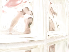 Негритянка Miss Simone принимает душ и ебётся с белым приятелем