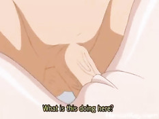 Парнишка заполнил горячей спермой бритую киску хентай подруги