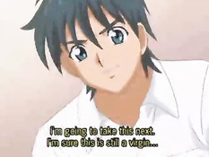 Парнишка заполнил горячей спермой бритую киску хентай подруги