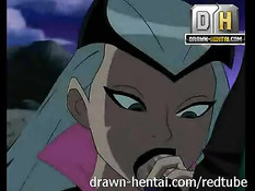 Аниме женщина отсасывает парню ночью на природе и даёт в анус