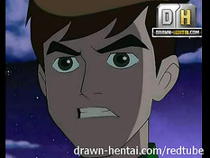 Аниме женщина отсасывает парню ночью на природе и даёт в анус