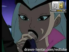 Аниме женщина отсасывает парню ночью на природе и даёт в анус