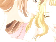 Парень отлизывает киски и ебётся с тремя сисястыми хентай девками