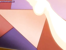 Парень отлизывает киски и ебётся с тремя сисястыми хентай девками