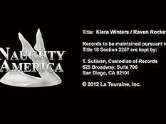 Молодые лесбиянки Kiera Winters и Raven Rockette трутся письками