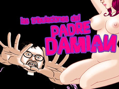 Похотливый испанский священник оттрахал развратную брюнеточку