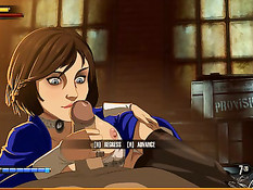 Полуголая аниме девка села на мужика и вставила в киску его член