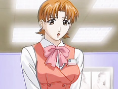 Похотливый босс трахает в кабинете грудастую сотрудницу в очках