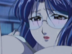 Похотливый босс трахает в кабинете грудастую сотрудницу в очках