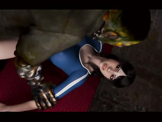 Парень со здоровым членом оттрахал 3D девку с большими сиськами