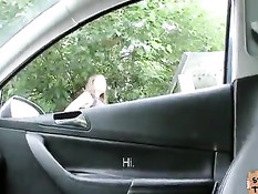 Водитель отвёз за город и оттрахал сисястую тёлку Marina Visconti