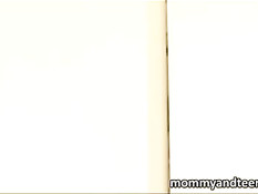 Похотливая тётка Brandi Love ебётся с юной Casi James и её парнем